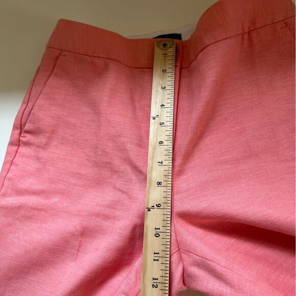 Talbots NWT Linen Pants Lined Coral Size 4 Petite Preppy Classic Coastal - Picture 9 of 9